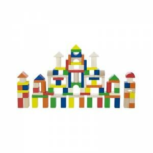 Set blocuri constructie colorate 100